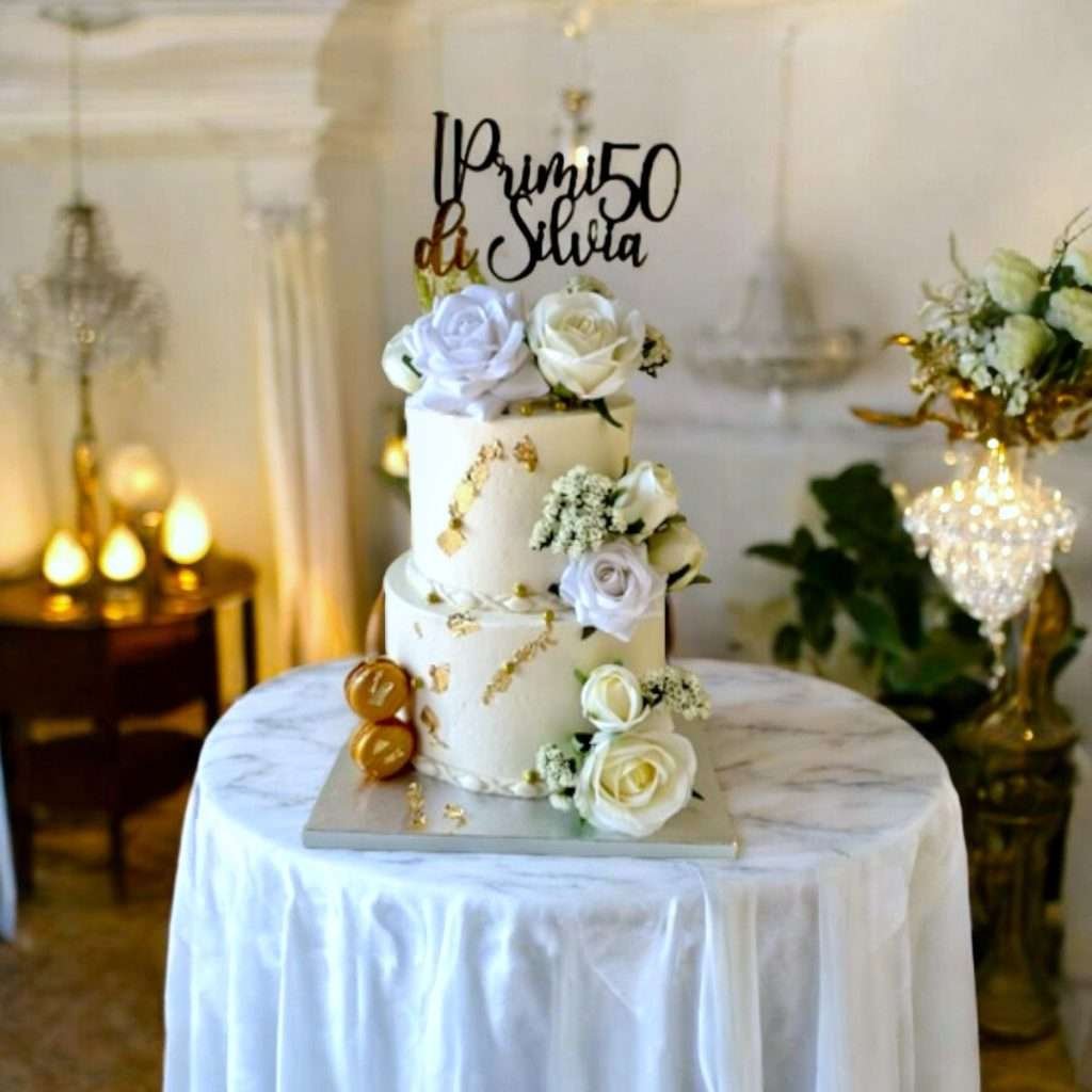 torta compleanno per 50 anni